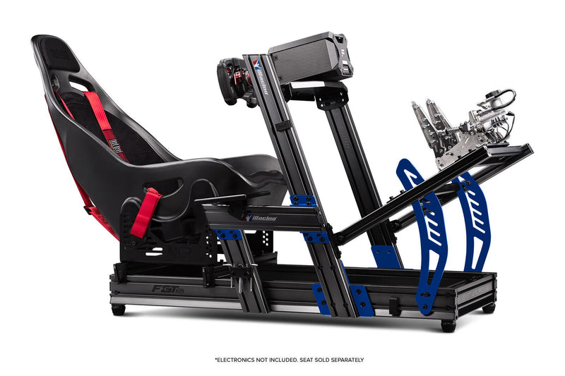 Next Level Racing® F-GT Elite Formula & GT Aluminium Profile Simulator Cockpit - iRacing® Edition