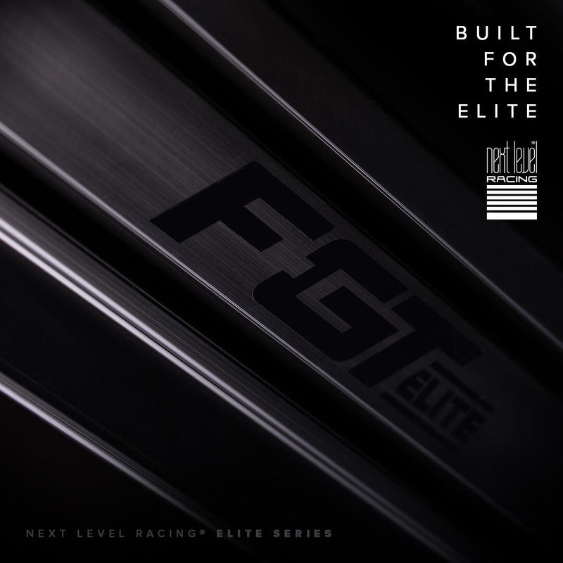 Next Level Racing® F-GT Elite Formula & GT Aluminium Profile Simulator Cockpit - Wheel Plate Edition
