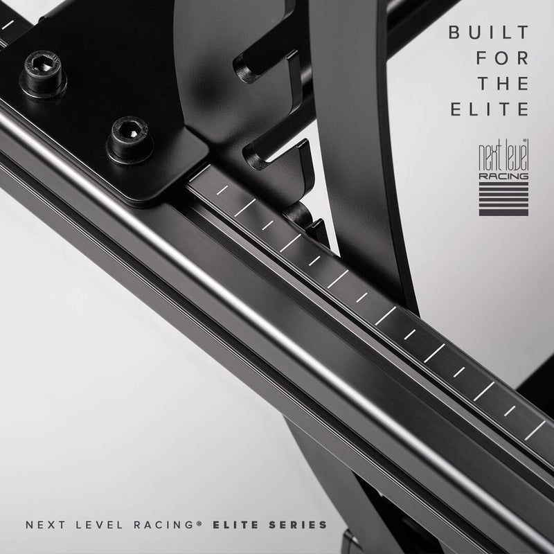 Next Level Racing® F-GT Elite Formula & GT Aluminium Profile Simulator Cockpit - Wheel Plate Edition