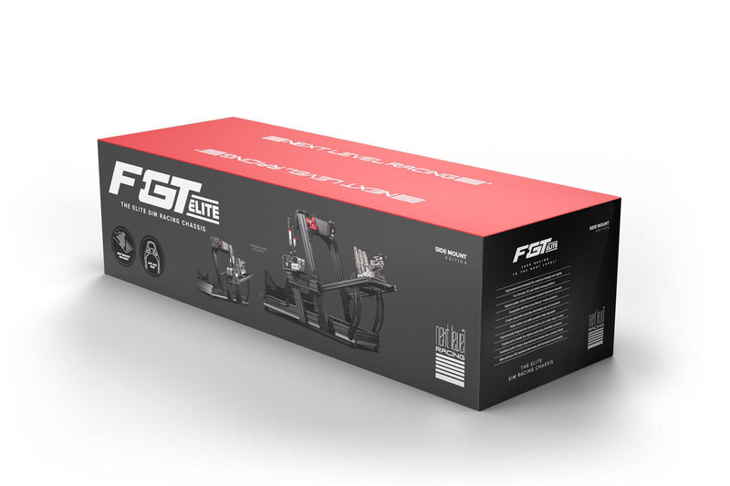 Next Level Racing® F-GT Elite Formula & GT Aluminium Profile Simulator Cockpit - Front & Side Mount Edition