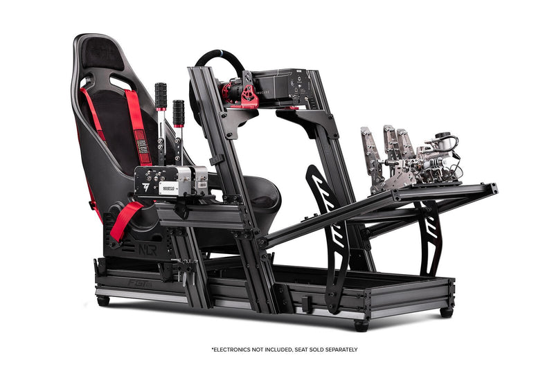 Next Level Racing® F-GT Elite Formula & GT Aluminium Profile Simulator Cockpit - Front & Side Mount Edition