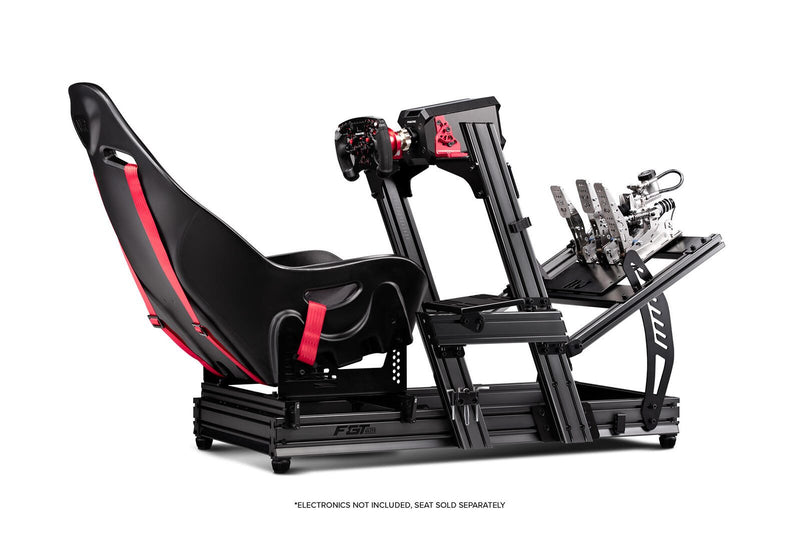 Next Level Racing® F-GT Elite Formula & GT Aluminium Profile Simulator Cockpit - Front & Side Mount Edition