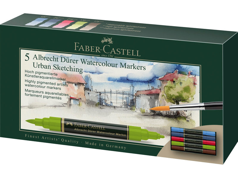 Faber-Castell Aquarellmarker A. Dürer 5er Etui USk