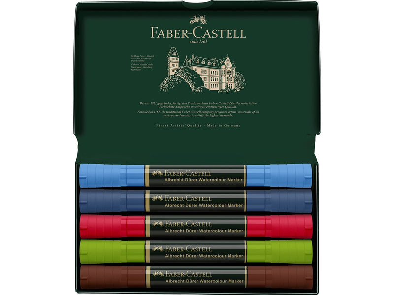 Faber-Castell Aquarellmarker A. Dürer 5er Etui USk