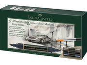 Faber-Castell Aquarellmarker A. Dürer 5er Etui grau