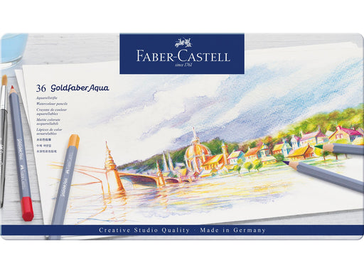 Faber-Castell Aqua.stift Goldfaber Aqua 36-Metalletui