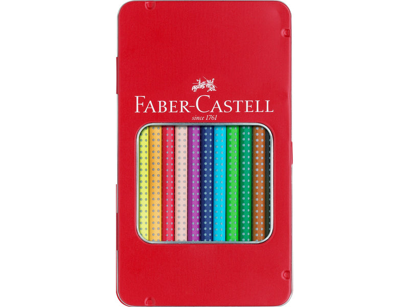 Faber-Castell Buntstift Colour Grip 12er-Metalletui