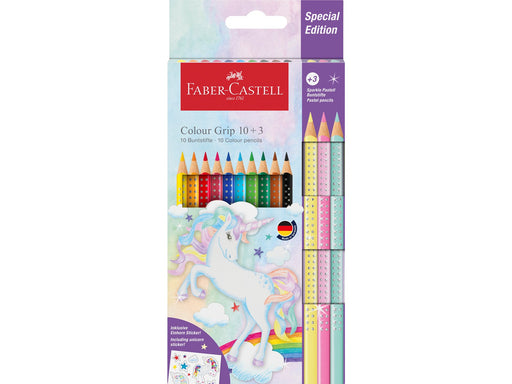 Faber-Castell Buntstift Colour Grip Einhorn 10+3