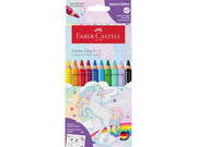 Faber-Castell Buntstift Jumbo Grip Einhorn 8+2 Karton