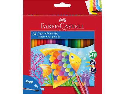 Faber-Castell Buntstift Kinder Aquarell 24erKartonetui