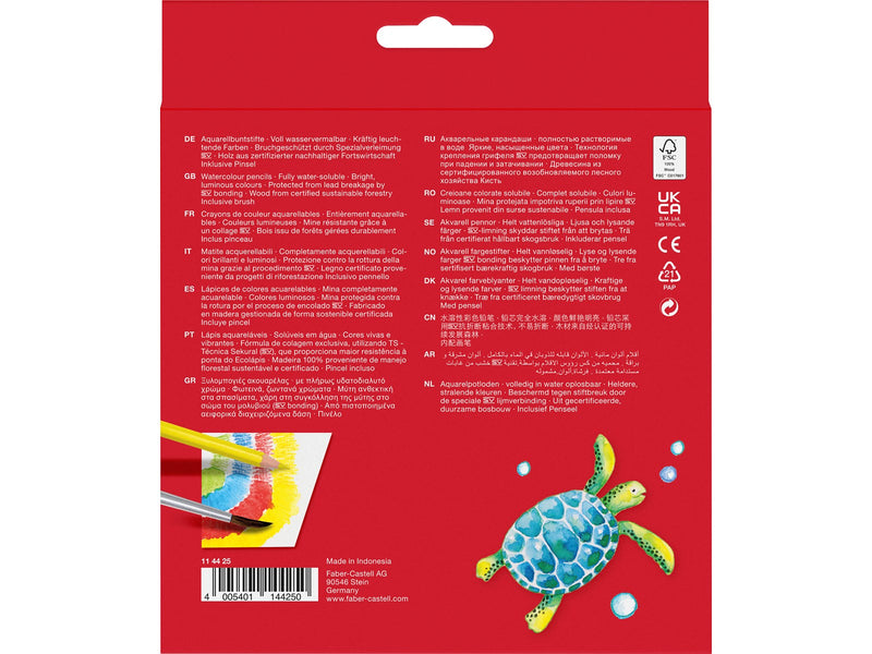 Faber-Castell Buntstift Kinder Aquarell 24erKartonetui