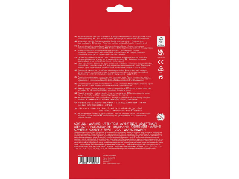 Faber-Castell Buntstift Kinder Aquarell 36erKartonetui