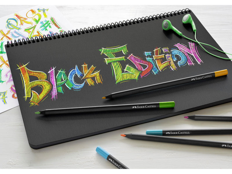 Faber-Castell Buntstifte Black Edition 12er Kartonetui
