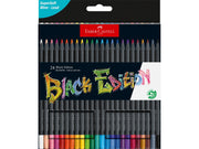 Faber-Castell Buntstifte Black Edition 24er Kartonetui