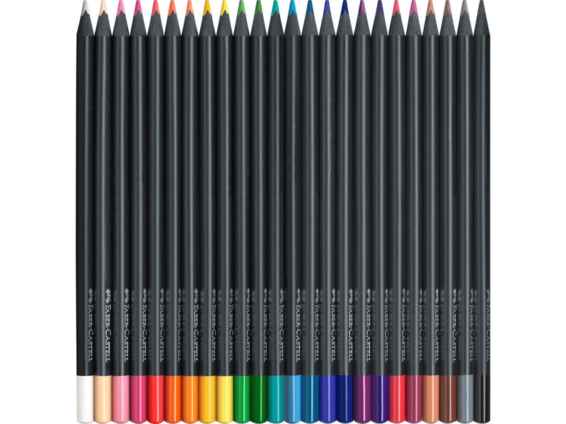 Faber-Castell Buntstifte Black Edition 24er Kartonetui