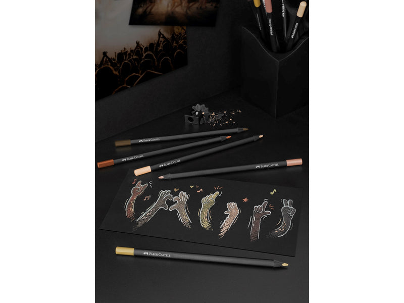 Faber-Castell Buntstifte Black Edition Skin Tones 12er