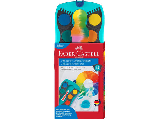Faber-Castell Farbkasten Connector 12 Farben türkis