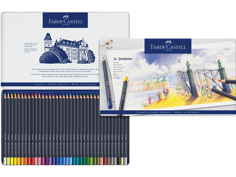 Faber-Castell Farbstift Goldfaber 36-Metalletui