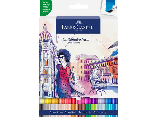 Faber-Castell Gofa Aqua Dual Marker 24er Etui