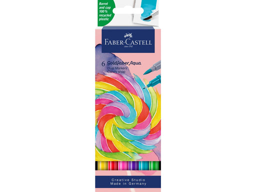 Faber-Castell Gofa Aqua Dual Marker Candy Shop 6x