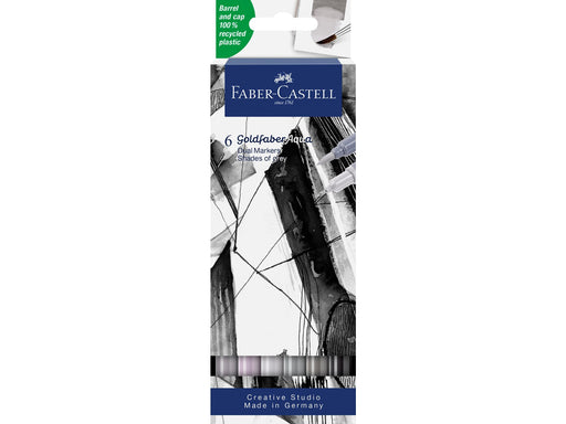 Faber-Castell Gofa Aqua Dual Marker Grautöne 6x