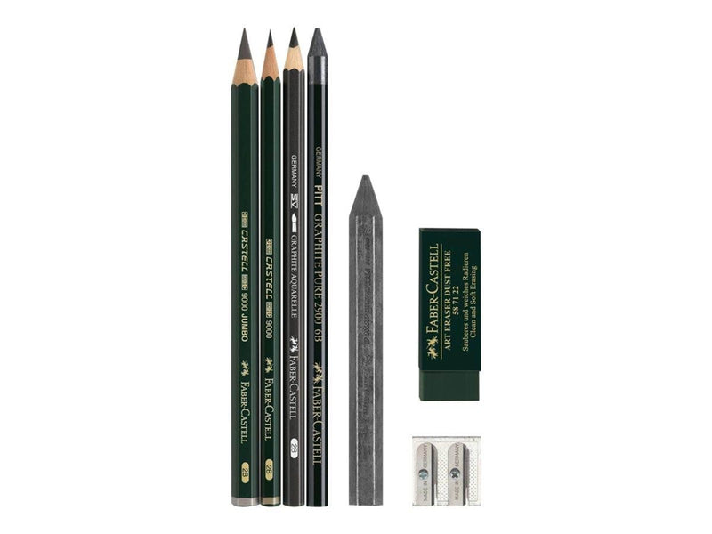 Faber-Castell Pitt Graphite set - crayon and pencil set - 5 pieces