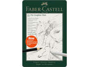 Faber-Castell Set Pitt Graphite Matt 11er Metalletui