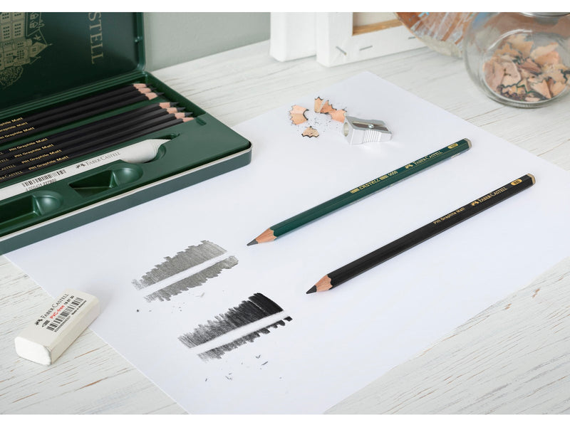Faber-Castell Set Pitt Graphite Matt 11er Metalletui