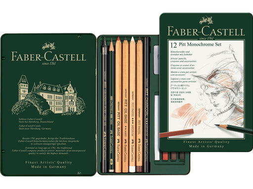Faber-Castell Set Pitt Monochrome klein Metalletui