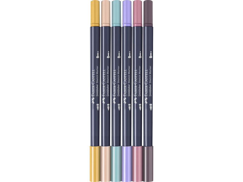 Faber-Castell Sketch Marker Gofa 6er Etui Fashion
