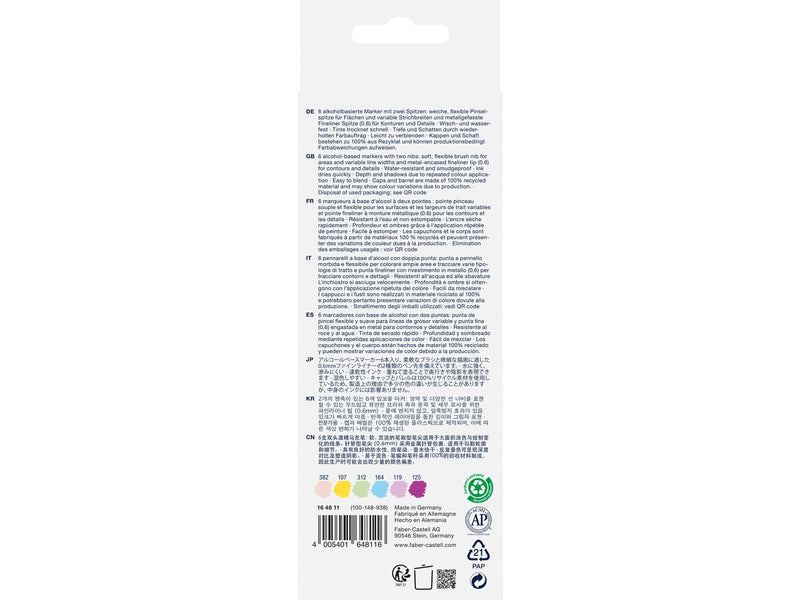 Faber-Castell Sketch Marker Gofa 6er Etui Kawaii
