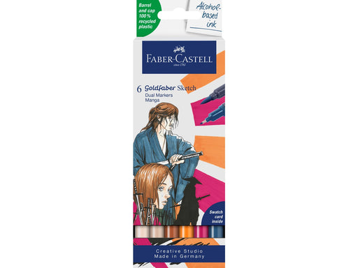 Faber-Castell Sketch Marker Gofa 6er Etui Manga