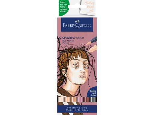 Faber-Castell Sketch Marker Gofa 6er Etui Portrait