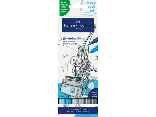 Faber-Castell Sketch Marker Gofa 6er Etui Prod. Design