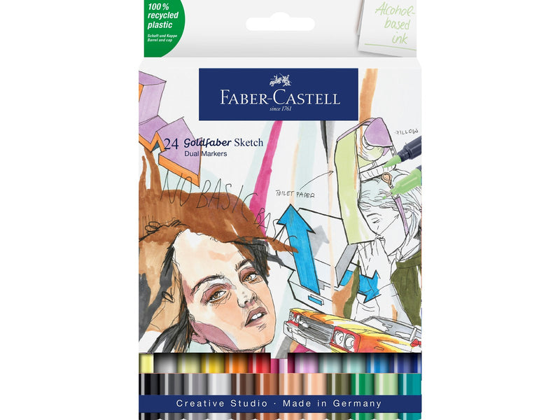 Faber-Castell Sketch Marker Goldfaber 24er Etui