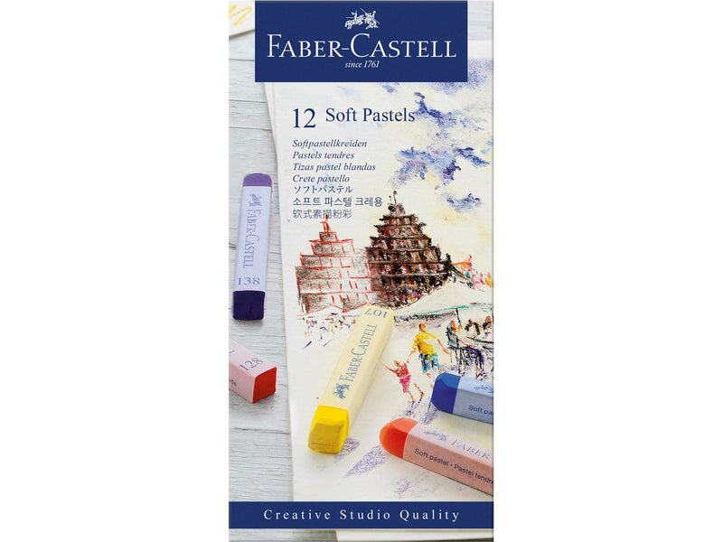 Faber-Castell Softpastellkreiden 12er Kartonetui