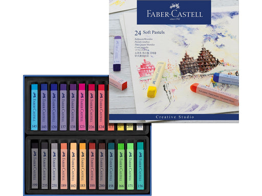 Faber-Castell Softpastellkreiden 24er Kartonetui
