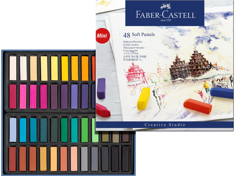 Faber-Castell Softpastellkreiden Mini 48er Kartonetui