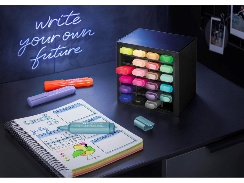 Faber-Castell Textmarker TL 46 24er Deskset