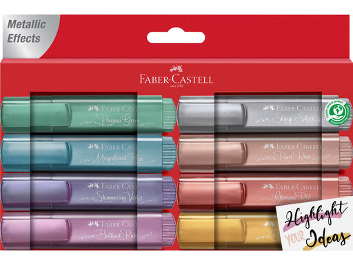 Faber-Castell Textmarker TL 46 Metallic 8er Etui