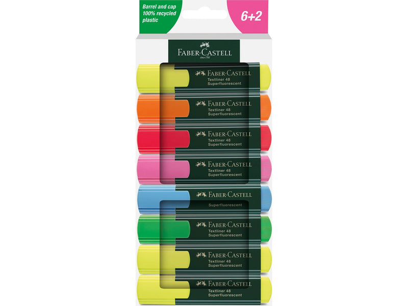 Faber-Castell Textmarker TL 48 8er Kartonetui
