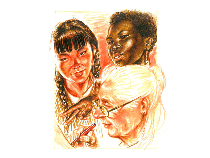 Faber-Castell Tuschest. Pitt Artist Pen B Portrait 6x