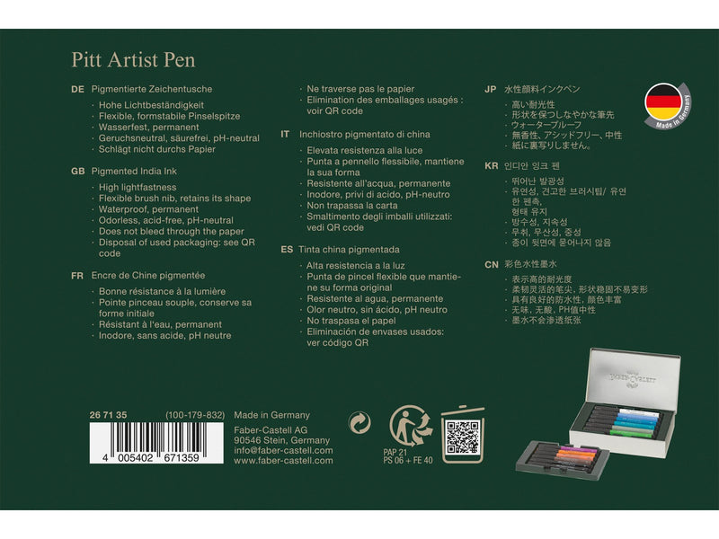 Faber-Castell Tuschest. Pitt Artist Pen Set New York