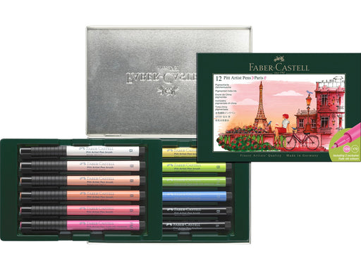 Faber-Castell Tuschest. Pitt Artist Pen Set Paris