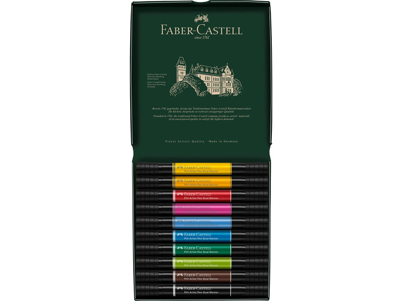 Faber-Castell Tuschestift PAP Dual Marker 10er Etui