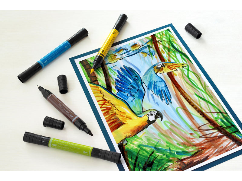 Faber-Castell Tuschestift PAP Dual Marker 5er Etui