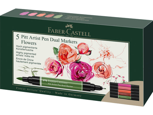 Faber-Castell Tuschestift PAP Dual Marker 5x Flowers