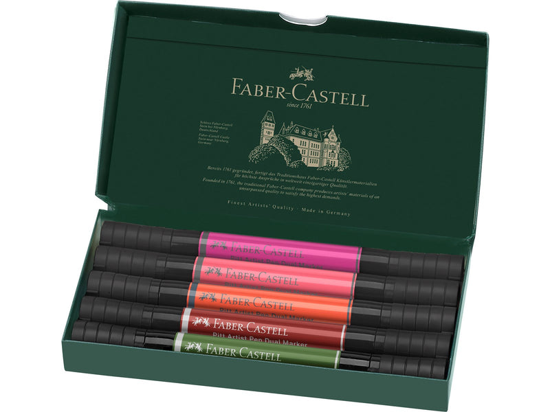 Faber-Castell Tuschestift PAP Dual Marker 5x Flowers