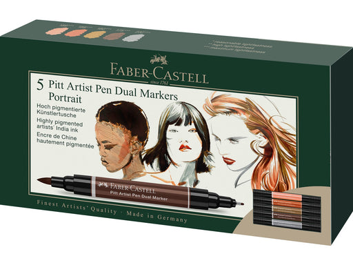 Faber-Castell Tuschestift PAP Dual Marker 5x Portrait