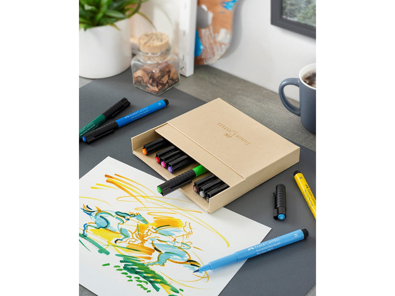 Faber-Castell Tuschestift Pitt Artist Pen B 12er A.box